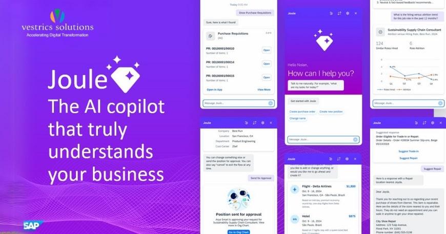 SAP Joule and the Future of Intelligent Workflows | Vestrics Solutions